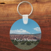 Het nieuwe Mexicaanse berglandschap Sleutelhanger (Voorkant)