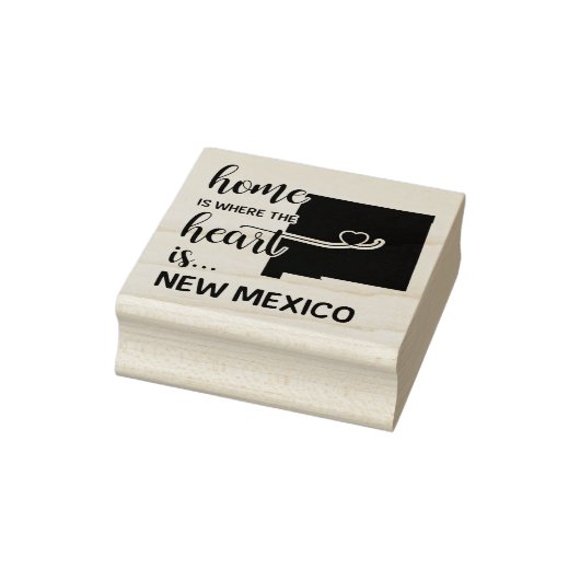 Het nieuwe Mexico-thuis is waar het hart ligt Rubberstempel (Stempel)