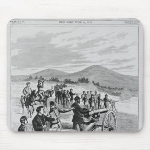 Het nieuwe model Gatling Pistool Muismat