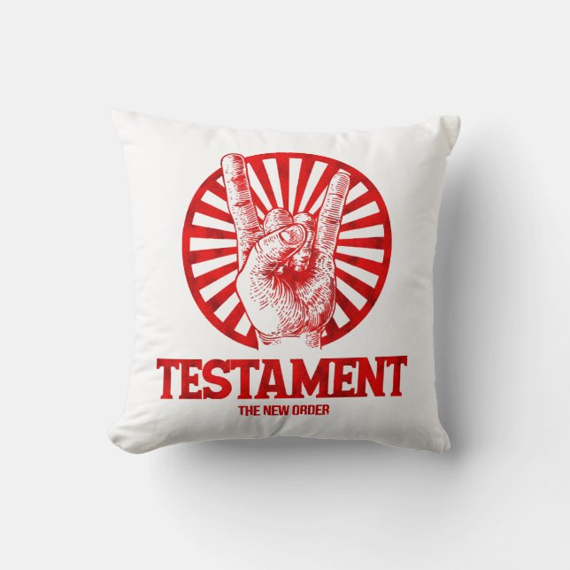 Het Nieuwe Orde Testament  Kussen (Voorkant)