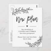 Het Nieuwe Plan van de weddenschap sparen de Nieuw Briefkaart (Voorkant / Achterkant)