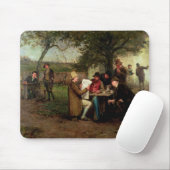 Het nieuws lezen muismat (Met muis)