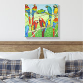 Het nieuws verspreiden canvas afdruk (Insitu (Slaapkamer))