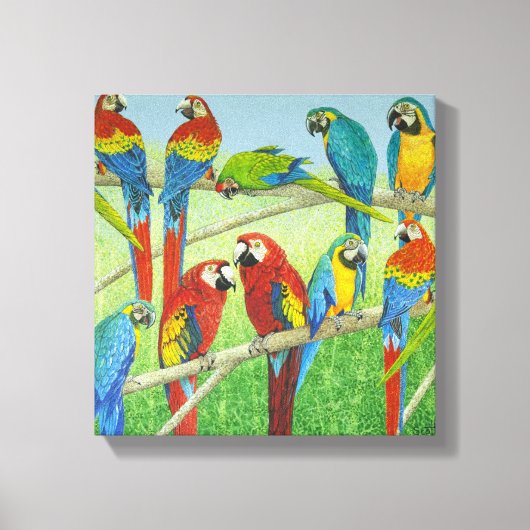 Het nieuws verspreiden canvas afdruk (Voorkant)