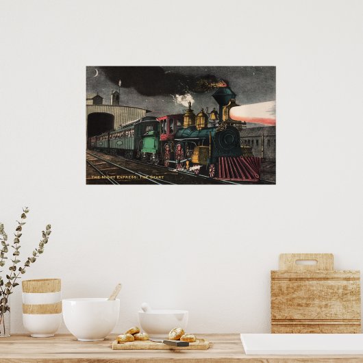 Het Night Express Poster (Keuken)