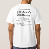 Het nightmare t-shirt van de Actor (Achterkant)