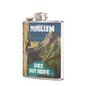 Het nihilisme sterft hier uit, het beklimmen van r heupfles (Links)