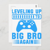 Het niveau aan Big Bro opnieuw Briefkaart (Voorkant / Achterkant)