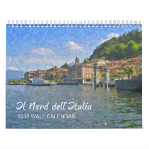 Het Noord-Italië-kalender, 2018 Kalender