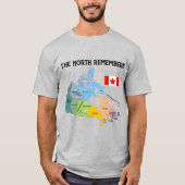 Het noorden herinnert T-Shirt (Voorkant)