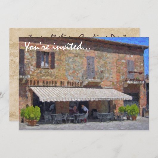 Het noorden van de Uitnodigingen van de Partij van (Voorkant / Achterkant)