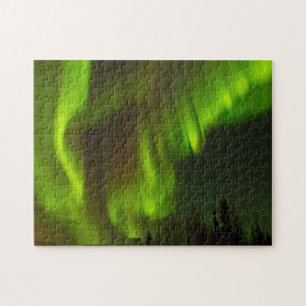 Het noorderlicht Fairbanks, Alaska Legpuzzel