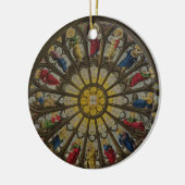 Het noordraam, bord D van 'Westminster Abbey' Keramisch Ornament (Links)