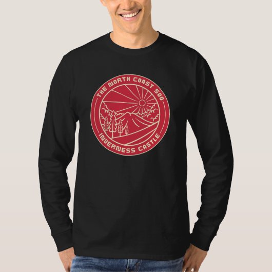 Het North Coast 500 Schotland avontuur nc 500 T-shirt (Voorkant)