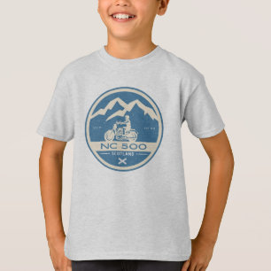 Het North Coast 500 Schotland avontuur nc 500 T-shirt
