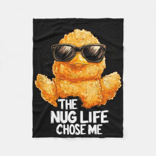 Het Notenleven Kies Mij Grappig Fastfood Kipnugget Fleece Deken
