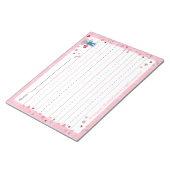 Het Notitieblok van de Handscriptpraktijk van febr (Schuin)