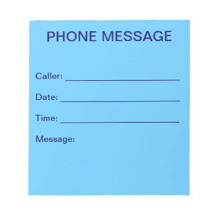 Het Notitieblok van het Bericht van de telefoon (S