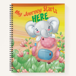 Het Notitieboek van het Avontuur vult elefante naa