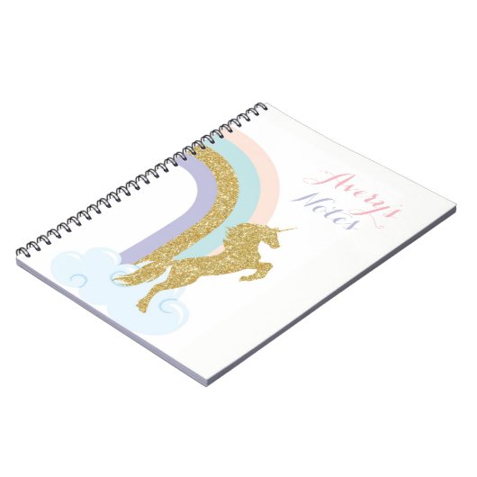 Het notitieboekje van de eenhoorn, notitieboek (Linkerzijde)