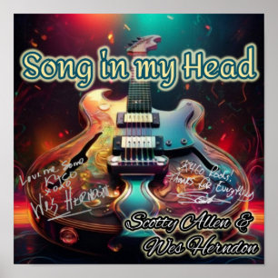 Het nummer staat op My Head Record Album Hoesje Poster