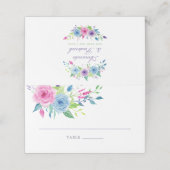 Het nummer van de zwevende Waterverf van Floral We (Buitenkant ongevouwen)