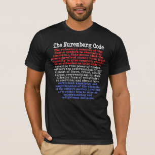 Het Nuremberg Code Red White & Blue T-Shirt