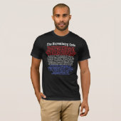 Het Nuremberg Code Red White & Blue T-Shirt (Voorkant volledig)