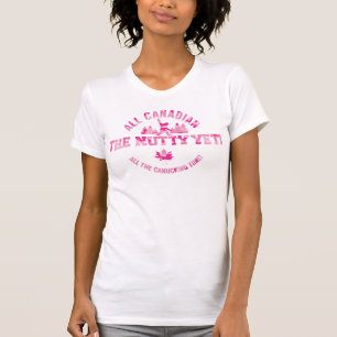 Het Nutty Yeti-pink camo logo T-shirt