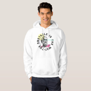 Het obstakel is de weg – Marcus Aurelius Hoodie