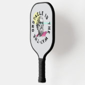 Het obstakel is de weg – Marcus Aurelius Pickleball Paddle (Links)