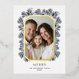 Het Octagon Lijst en de Springs Folie Feestdagen Briefkaart