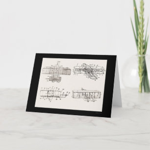 Het Octrooi van het Vliegtuig van de Broers van Kaart