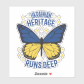 HET OEKRAÏENSE ERFGOED ZIT DIEP STICKER (Vel)