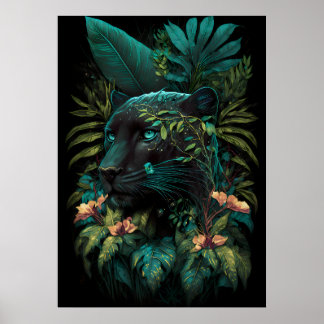 Het Oerwoud Blazing: Domein van de Black Panther P Poster