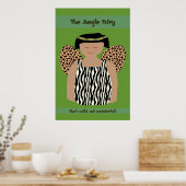 Het Oerwoud Fairy Poster (Keuken)