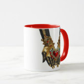 Het offer - Hart in Handen Mok (Voorkant rechts)