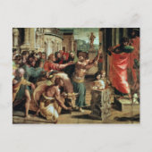 Het offer in Lystra (cartoon voor de Sistine C Briefkaart (Voorkant)