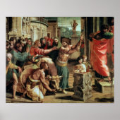 Het offer in Lystra (cartoon voor de Sistine C Poster (Voorkant)