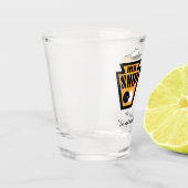 Het officiële Mr. Schip Shot Glas (Links)