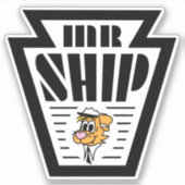 Het officiële Mr. Schip Sticker (Voorkant)