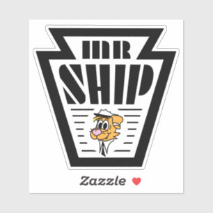 Het officiële Mr. Schip Sticker