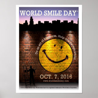 Het officiële Poster van World Smile Day® 2016