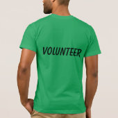 Het officiële Shirt van het projectteam voor proef (Achterkant)