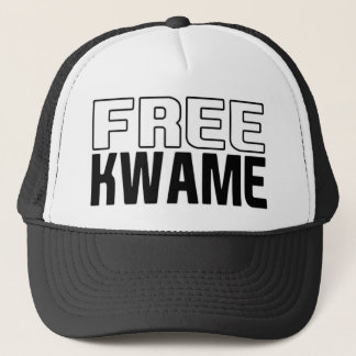 Het officiële vrije Kwame Shirt! Trucker Pet