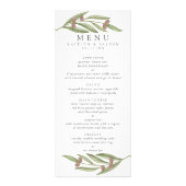 Het Olive Branch Wedding Collectie - Menu (Voorkant)