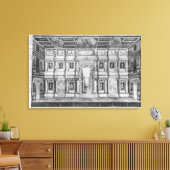 Het Olympisch theater in Vicenza Canvas Afdruk (Insitu (Woonkamer))