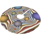 Het omhoog vliegen, Kleurrijk, Modern, Abstract Fr Kerstboom Rok (Gekanteld)