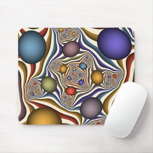 Het omhoog vliegen, Kleurrijk, Modern, Abstract Fr Muismat (Met muis)