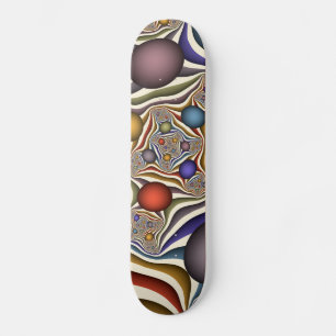 Het omhoog vliegen, Kleurrijk, Modern, Abstract Fr Skateboard